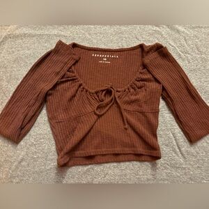 Aeropostal Waffle Long Sleeve